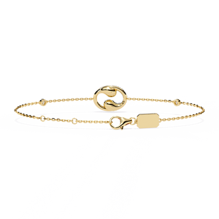 Petite Chain Bracelet by Aupulent Jewellery 100% certified lab grown diamonds