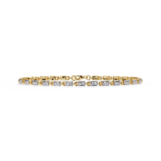 Classic Link Bracelet by Aupulent Jewellery 100% certified lab grown diamonds