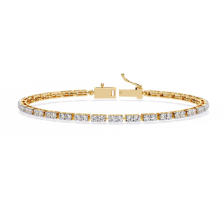 Statement Tennis Bracelet by Aupulent Jewellery 100% certified lab grown diamonds