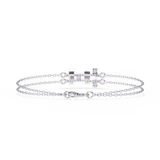 Minimalist Line Bracelet by Aupulent Jewellery 100% certified lab grown diamonds