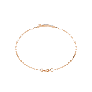 Minimalist Line Bracelet by Aupulent Jewellery 100% certified lab grown diamonds