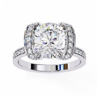 Round Cluster Signature Ring