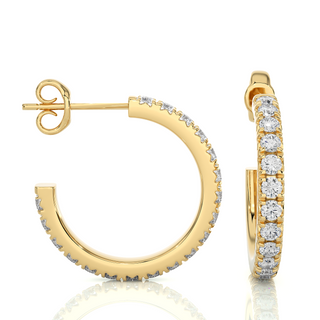 The Dainty Diamond Stud Earrings by Aupulent Jewellery 100% certified lab grown diamonds