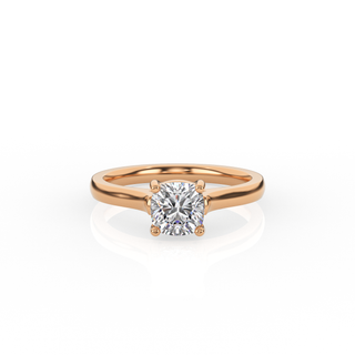 Cushion Solitaire Lab-Grown Diamond Ring by Aupulent Jewellery 100% certified lab grown diamonds