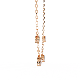 Oval Cluster Necklace by Aupulent Jewellery 100% certified lab grown diamonds