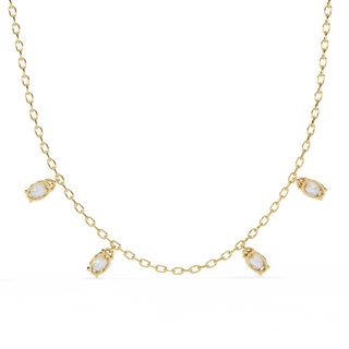 Oval Cluster Necklace by Aupulent Jewellery 100% certified lab grown diamonds