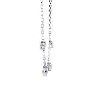 Oval Cluster Necklace by Aupulent Jewellery 100% certified lab grown diamonds
