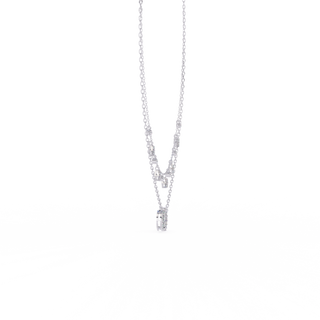 Petite Diamond Necklace by Aupulent Jewellery 100% certified lab grown diamonds