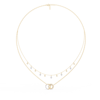 Petite Diamond Necklace by Aupulent Jewellery 100% certified lab grown diamonds