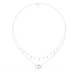 Petite Diamond Necklace by Aupulent Jewellery 100% certified lab grown diamonds