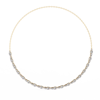 Mixed-Cut Diamond Collar by Aupulent Jewellery 100% certified lab grown diamonds