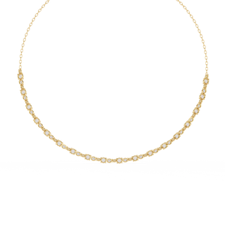 Mixed-Cut Diamond Collar by Aupulent Jewellery 100% certified lab grown diamonds