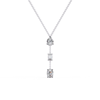 Trinity Shape Necklace by Aupulent Jewellery 100% certified lab grown diamonds