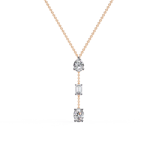 Trinity Shape Necklace by Aupulent Jewellery 100% certified lab grown diamonds