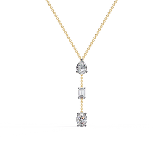 Trinity Shape Necklace by Aupulent Jewellery 100% certified lab grown diamonds