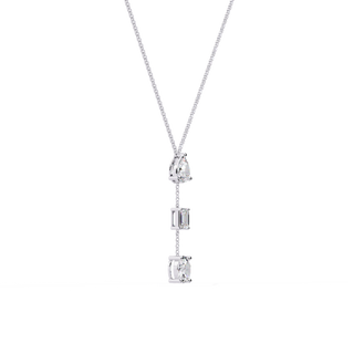 Trinity Shape Necklace by Aupulent Jewellery 100% certified lab grown diamonds