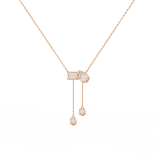 Geometric Diamond Pendant by Aupulent Jewellery 100% certified lab grown diamonds