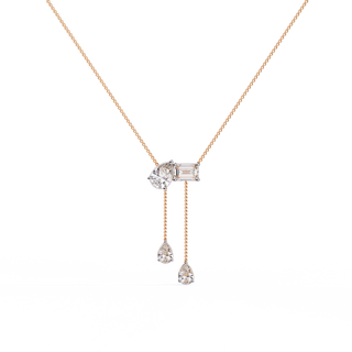 Geometric Diamond Pendant by Aupulent Jewellery 100% certified lab grown diamonds