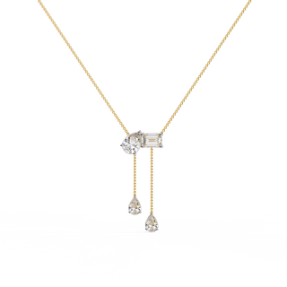 Geometric Diamond Pendant by Aupulent Jewellery 100% certified lab grown diamonds