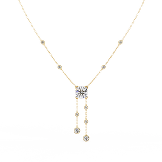 Minimalist Diamond Necklace by Aupulent Jewellery 100% certified lab grown diamonds