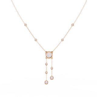 Minimalist Diamond Necklace by Aupulent Jewellery 100% certified lab grown diamonds