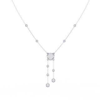 Minimalist Diamond Necklace by Aupulent Jewellery 100% certified lab grown diamonds