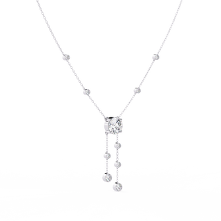 Minimalist Diamond Necklace by Aupulent Jewellery 100% certified lab grown diamonds