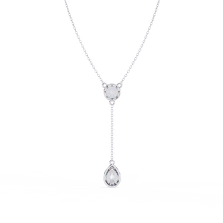 Dual-Shape Diamond Pendant by Aupulent Jewellery 100% certified lab grown diamonds