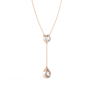 Dual-Shape Diamond Pendant by Aupulent Jewellery 100% certified lab grown diamonds