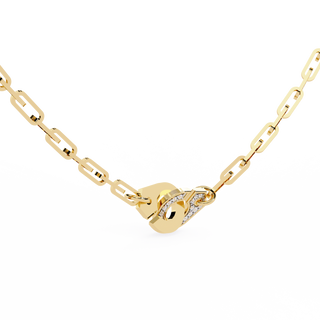 Contemporary Diamond Chain by Aupulent Jewellery 100% certified lab grown diamonds