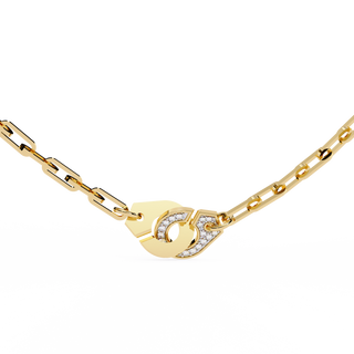 Contemporary Diamond Chain by Aupulent Jewellery 100% certified lab grown diamonds