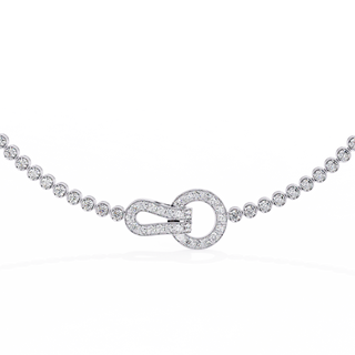 Statement Diamond Necklace by Aupulent Jewellery 100% certified lab grown diamonds