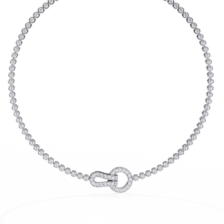 Statement Diamond Necklace by Aupulent Jewellery 100% certified lab grown diamonds