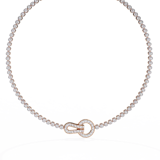 Statement Diamond Necklace by Aupulent Jewellery 100% certified lab grown diamonds