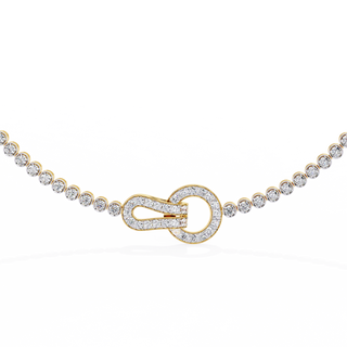 Statement Diamond Necklace by Aupulent Jewellery 100% certified lab grown diamonds