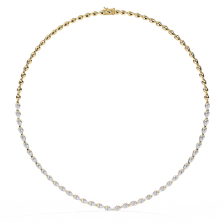 Graduated Diamond Necklace by Aupulent Jewellery 100% certified lab grown diamonds