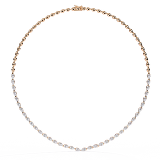 Graduated Diamond Necklace by Aupulent Jewellery 100% certified lab grown diamonds