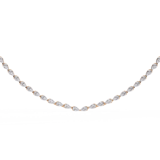 Graduated Diamond Necklace by Aupulent Jewellery 100% certified lab grown diamonds
