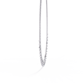 Luxury Round Diamond Necklace by Aupulent Jewellery 100% certified lab grown diamonds