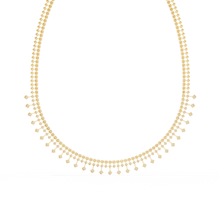 Luxury Round Diamond Necklace by Aupulent Jewellery 100% certified lab grown diamonds