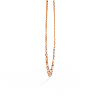 Luxury Round Diamond Necklace by Aupulent Jewellery 100% certified lab grown diamonds