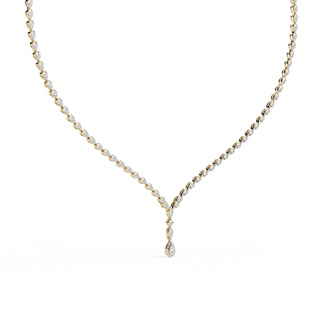 Statement Diamond Necklace by Aupulent Jewellery 100% certified lab grown diamonds