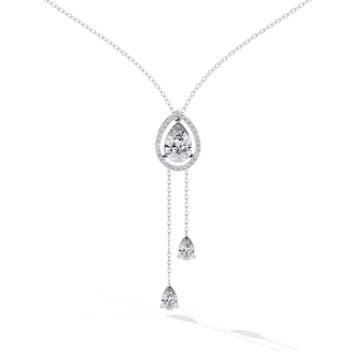 Artistic-Shape Diamond Necklace by Aupulent Jewellery 100% certified lab grown diamonds
