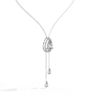 Artistic-Shape Diamond Necklace by Aupulent Jewellery 100% certified lab grown diamonds