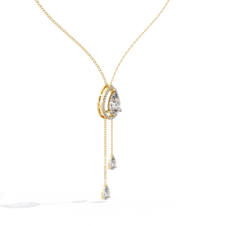 Artistic-Shape Diamond Necklace by Aupulent Jewellery 100% certified lab grown diamonds