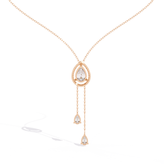 Artistic-Shape Diamond Necklace by Aupulent Jewellery 100% certified lab grown diamonds