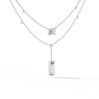 Mixed-Cut Diamond Necklace by Aupulent Jewellery 100% certified lab grown diamonds
