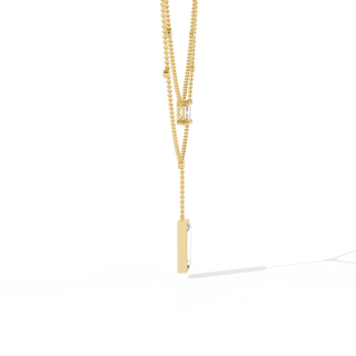 Mixed-Cut Diamond Necklace by Aupulent Jewellery 100% certified lab grown diamonds