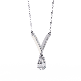 Dual-Shape Diamond Necklace by Aupulent Jewellery 100% certified lab grown diamonds