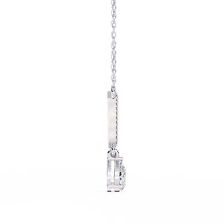 Dual-Shape Diamond Necklace by Aupulent Jewellery 100% certified lab grown diamonds